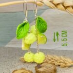 Удлиненные серьги с малиной из полимерной глины – это уникальное украшение, которое станет ярким акцентом в вашем образе.