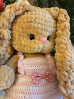 Зайка плюшевая