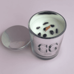 Ароматическая свеча “Защита и Вдохновение” — Обсидиан, стекло, 220 мл — изображение 4