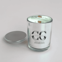 Ароматическая свеча “Открытие Дорог” — Можжевельник и Дым, нефрит, 220 мл