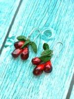 Серьги с гранатом — изображение 5