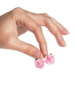 Серьги с пионами