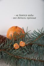 Серьги-гвоздики с мандарином — изображение 2