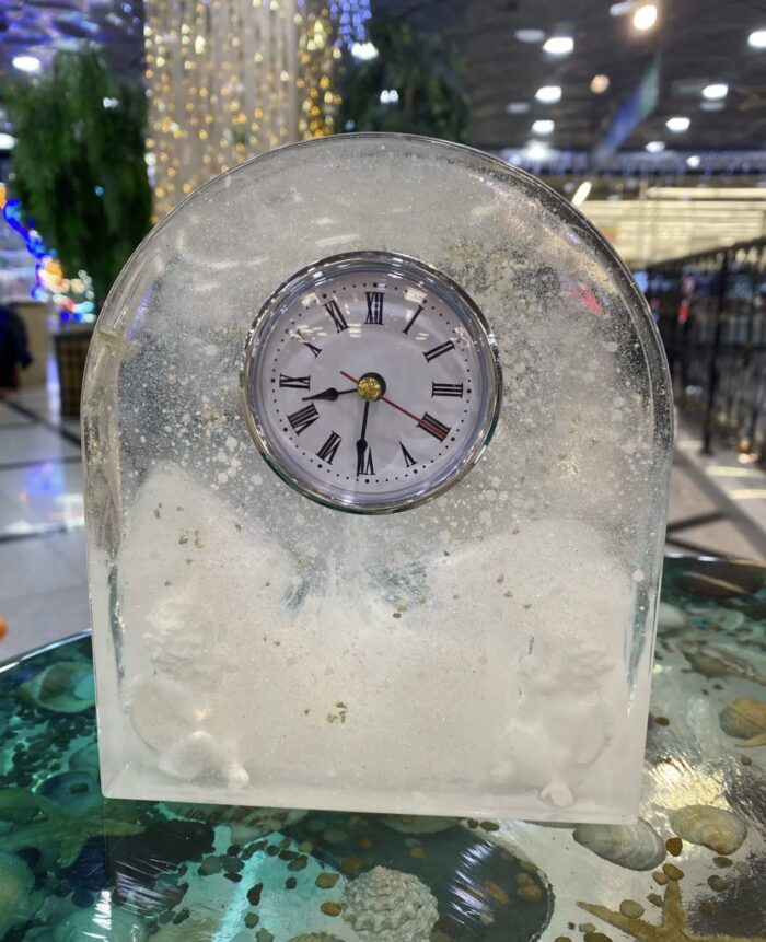 Часы из эпоксидной смолы. — изображение 3