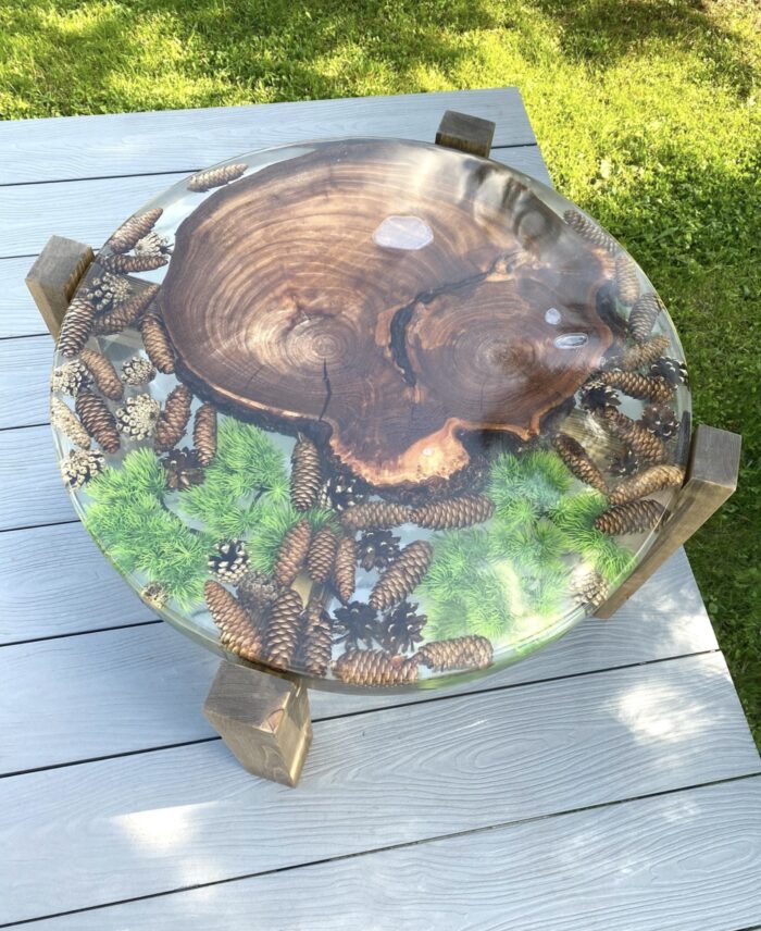 Стол из эпоксидной смолы. — изображение 2