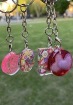 Брелки из эпоксидной смолы.