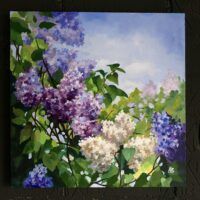 Картина маслом на холсте.