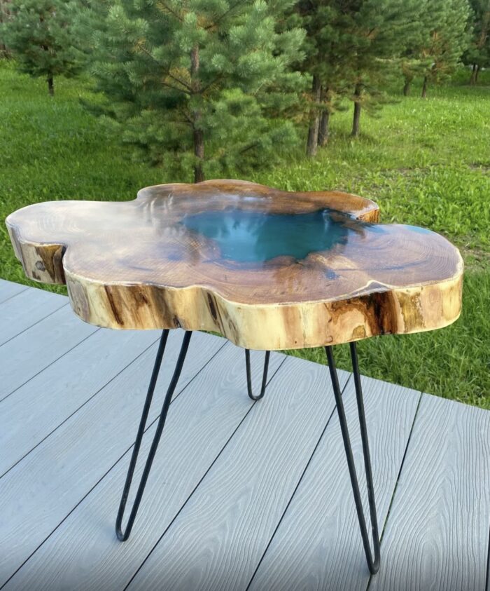 Стол из спила карагача. — изображение 2