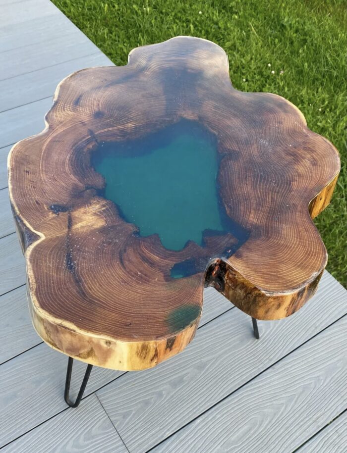 Стол из спила карагача. — изображение 3