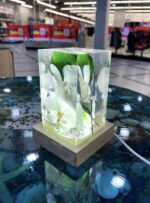 Светильники из эпоксидной смолы.