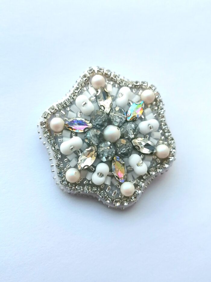 Брошь Снежинка — изображение 4