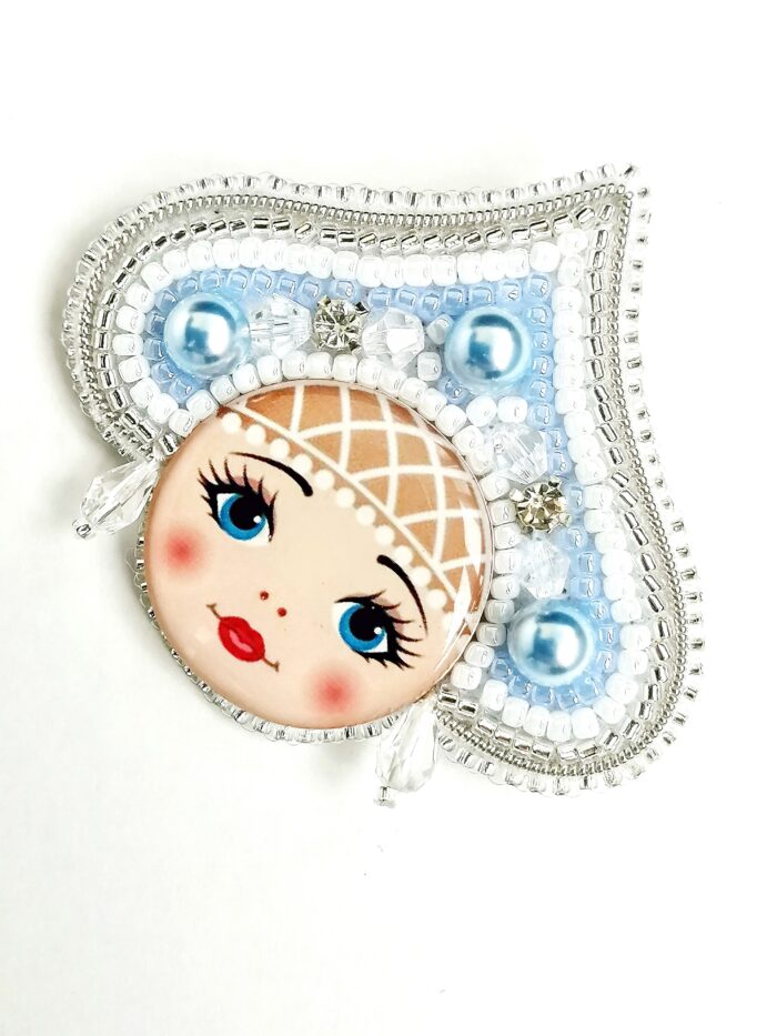 Брошь Снегурочка — изображение 2