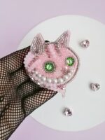 Брошь Чеширский кот