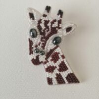 Брошь Жираф (под заказ)