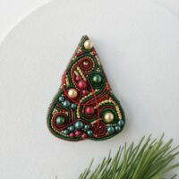 Брошь Елочка