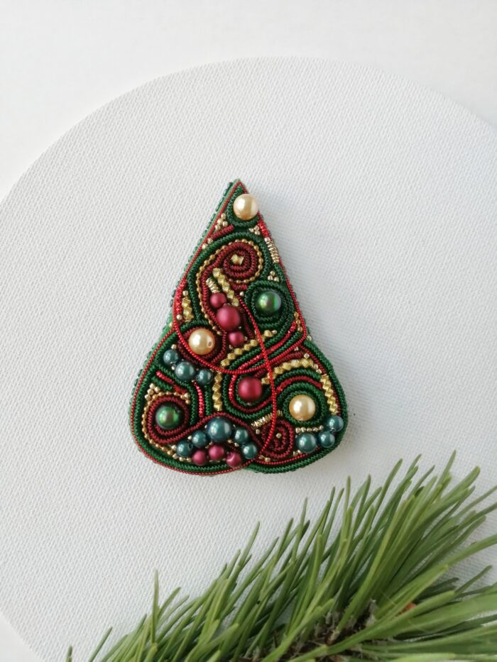 Брошь Елочка — изображение 1