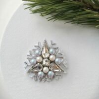 Брошь Снежинка