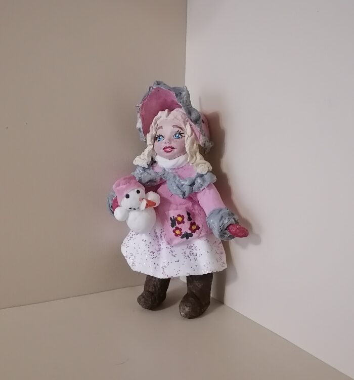 Барышня со снеговичком — изображение 4