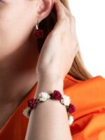 Браслет с пионами — изображение 2