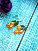 Серьги с гранатом — изображение 7