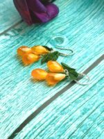 Серьги с гранатом — изображение 9