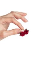 Серьги с пионами — изображение 7