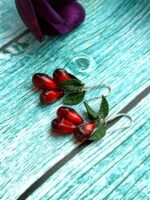 Серьги с гранатом — изображение 4