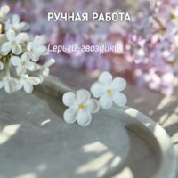 Гвоздики с сиренью