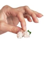 Серьги с пионами — изображение 6