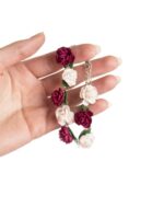 Браслет с пионами