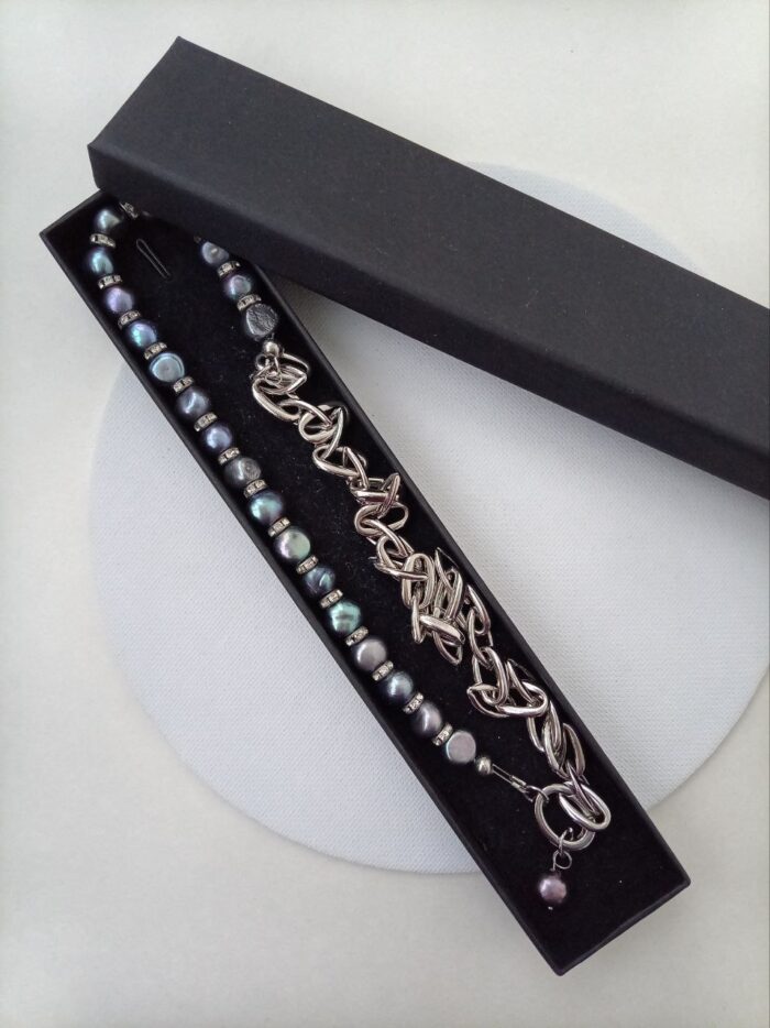 Колье с черным жемчугом — изображение 2