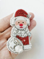 Брошь Дед Мороз — изображение 4