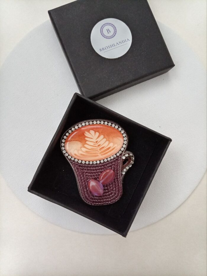 Брошь Капуччино — изображение 2