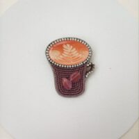 Брошь Капуччино