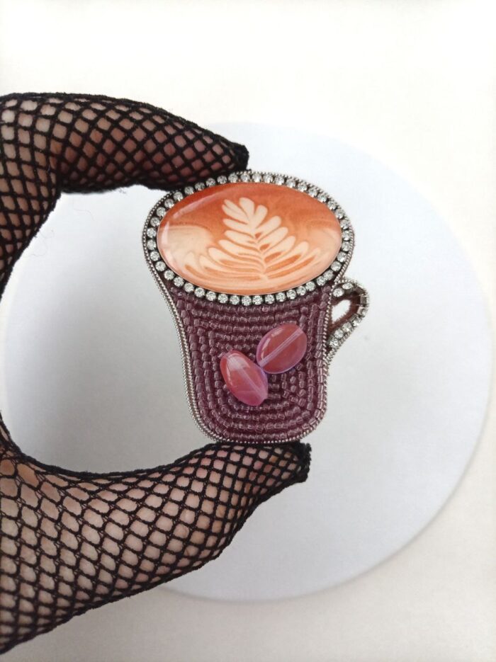 Брошь Капуччино — изображение 3