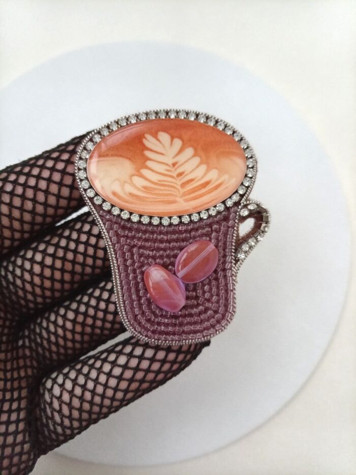 Брошь Капуччино — изображение 5