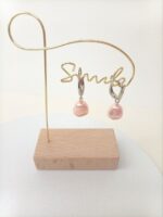 Серьги с чешским жемчугом (эллипс) — изображение 5