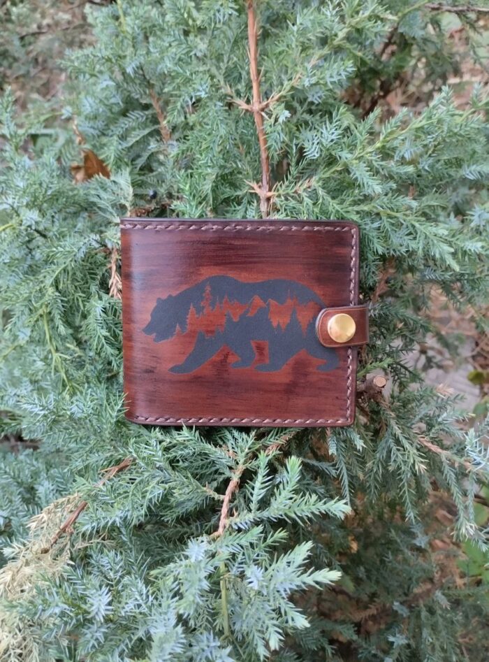 Кошелёк из натуральной кожи, бифлд — изображение 7