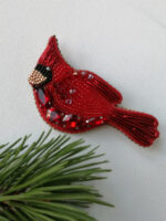 Брошь Кардинал — изображение 2