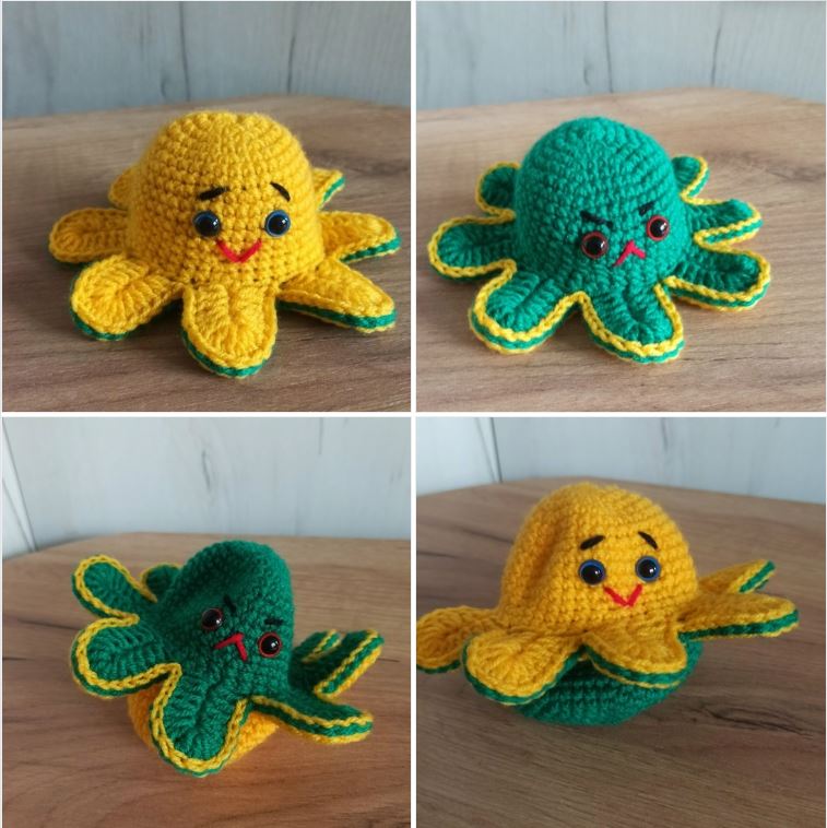 Снимок Игрушка-перевертыш «Осьминожка» для всех возрастов. — изображение 1