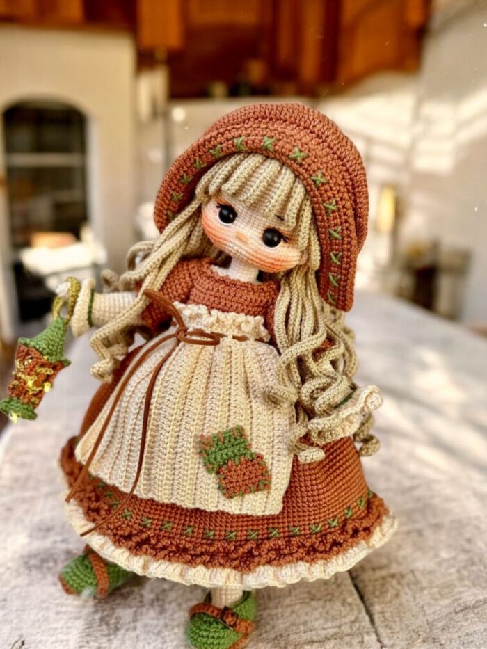 "Анжелика" вязанная кукла — изображение 4