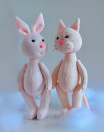 Плюшевый котик и зайка — изображение 5