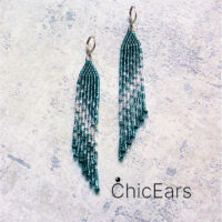 Серьги "Морская волна"