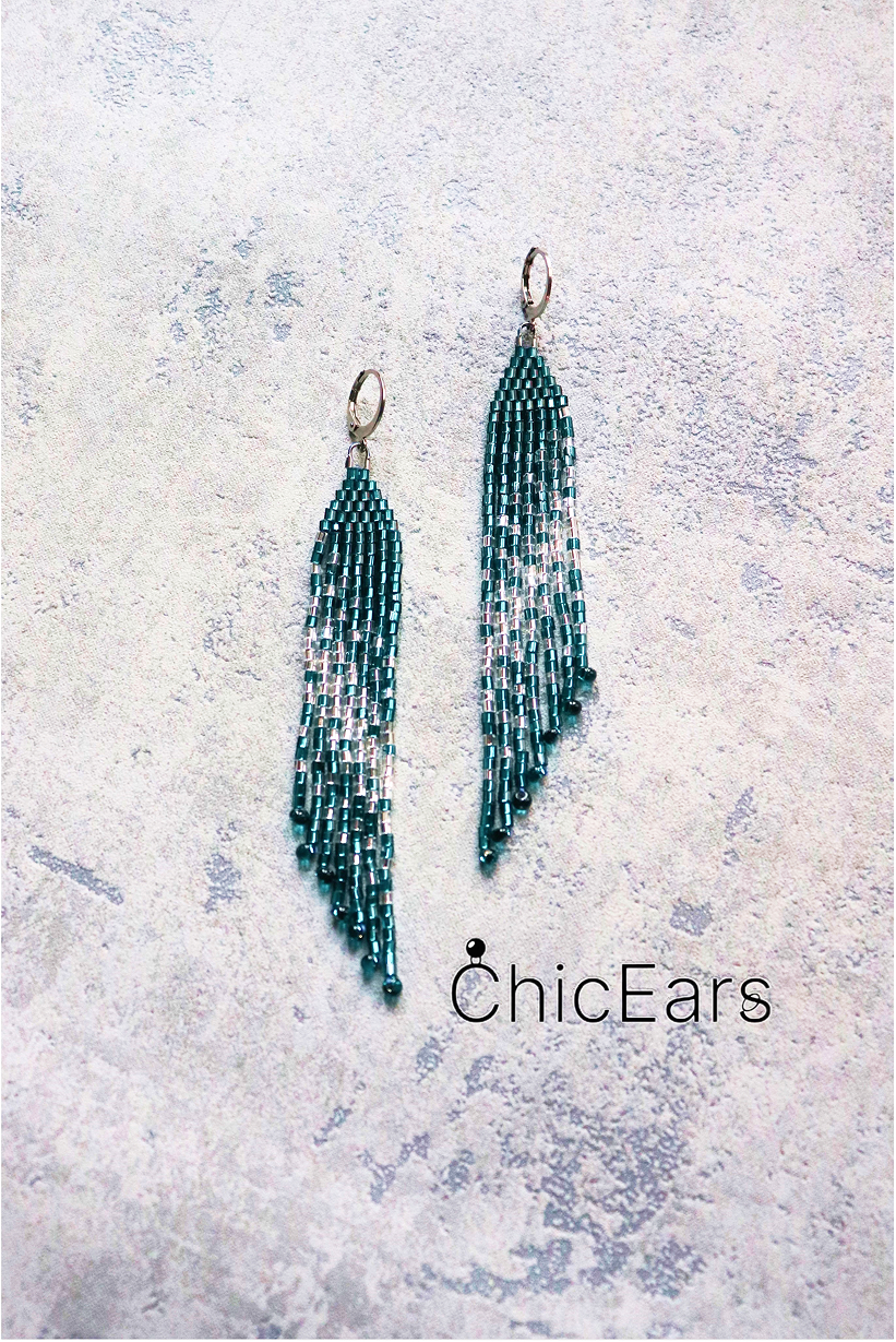 1.5143 1 Серьги "Морская волна" — изображение 1