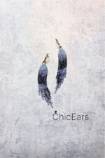 Серьги "Туманный лес"