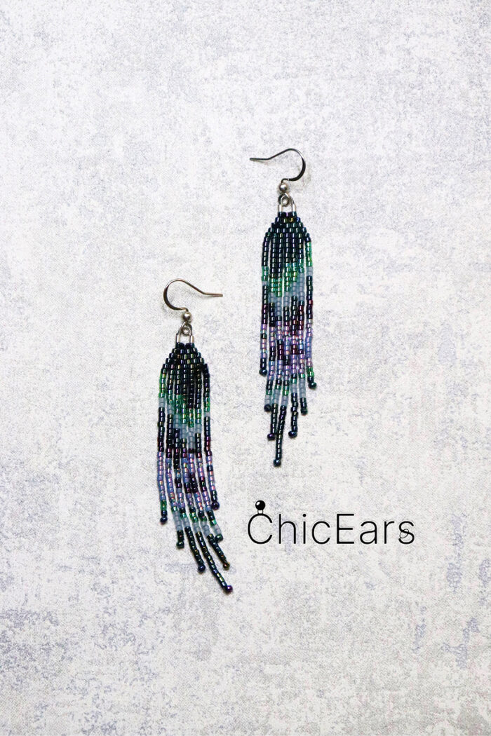 Серьги "Северное сияние" — изображение 4