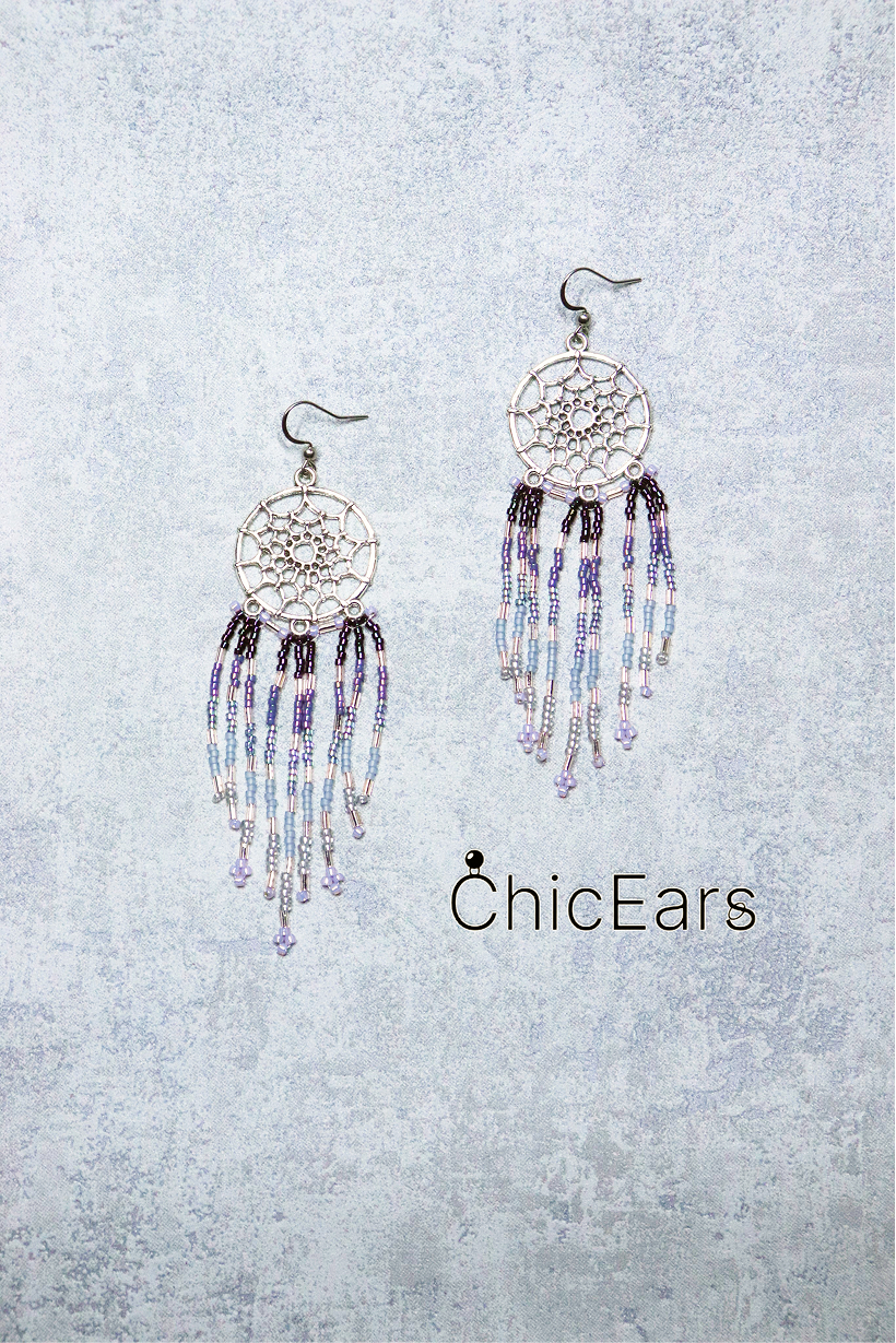 1.5543 1 Серьги "Ловец снов" — изображение 1