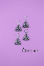 Серьги-треугольники "Vintage"