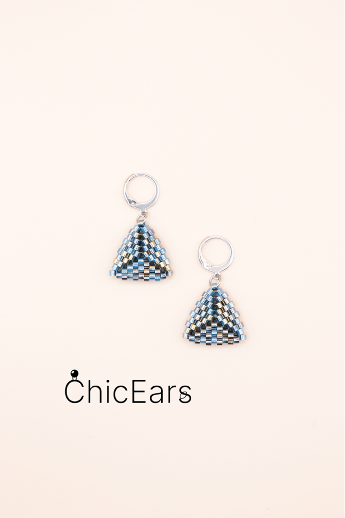 Серьги-треугольники "Винтаж" (вариативные) — изображение 2