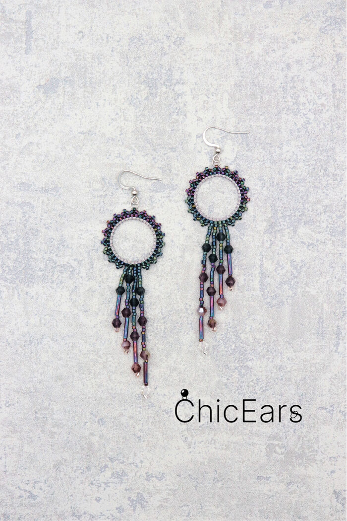 Серьги "Лунная ночь" — изображение 3